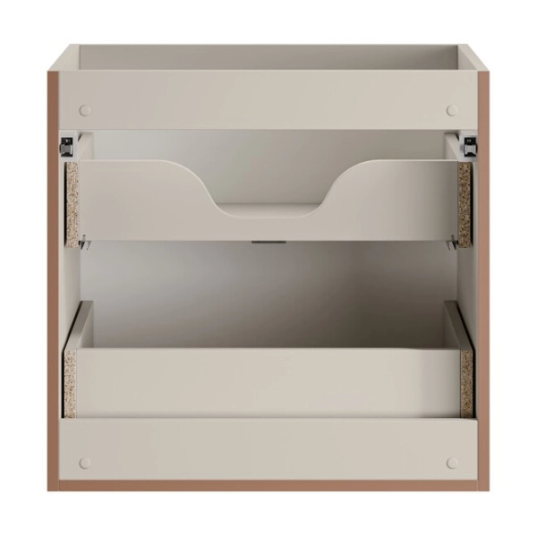 Szafka pod umywalkę 60 cm wisząca kaszmirowy mat szuflady BELLA CASHMERE 82-60-46-2S, Comad